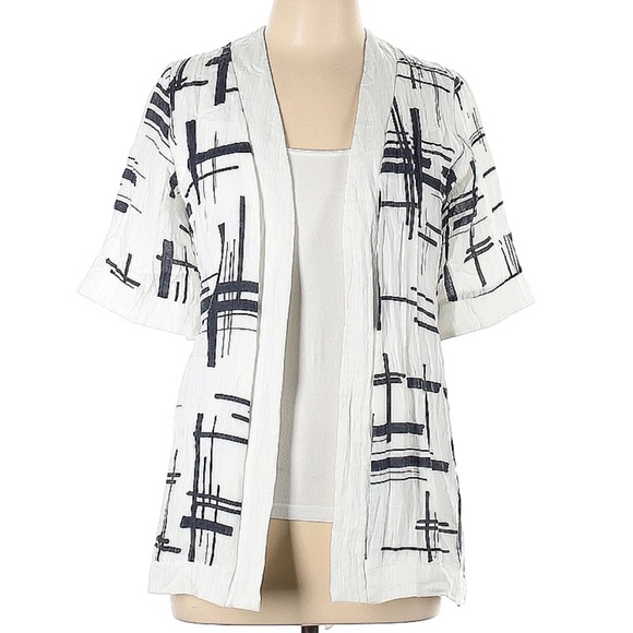 L’atiste by Amy short sleeve cutout jacket size Large - Picture 1 of 2